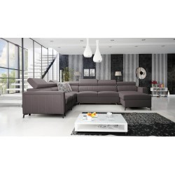 Sofá en forma de U Arco VII con función de cama: la elegancia se encuentra con la funcionalidad.