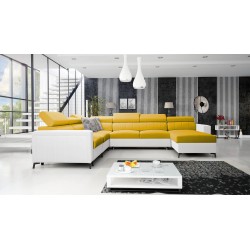 U-shaped corner sofa Arco VII with sleeping function – where elegance meets functionality