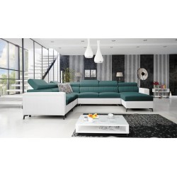 U-shaped corner sofa Arco VII with sleeping function – where elegance meets functionality