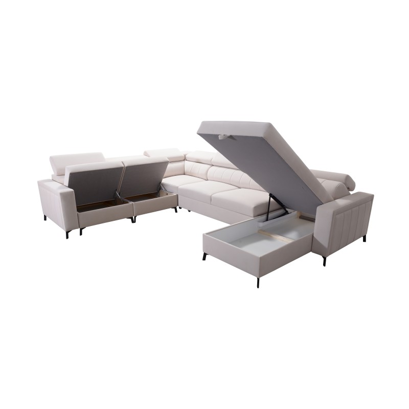 Ecksofa in U-Form Arco VII mit Schlaffunktion – Eleganz trifft Funktionalität Ecksofa in U-Form Arco VII mit Schlaffunktion – Eleganz trifft Funktionalität