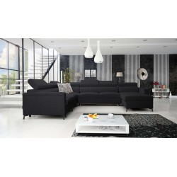 Sofá en forma de U Arco VII con función de cama: la elegancia se encuentra con la funcionalidad.