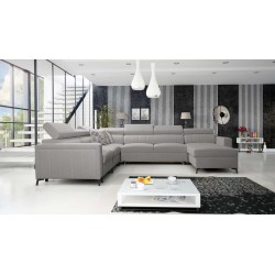 U-shaped corner sofa Arco VII with sleeping function – where elegance meets functionality