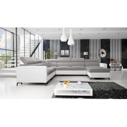 U-shaped corner sofa Arco VII with sleeping function – where elegance meets functionality