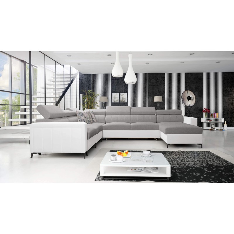 Sofá en forma de U Arco VII con función de cama: la elegancia se encuentra con la funcionalidad.
