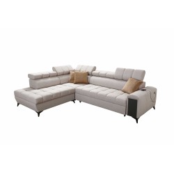 Venna VII corner sofa with a sleeping function, USB port, and opening bar Plush, Avra 6 Venna VII corner sofa with a sleeping function, USB port, and opening bar Plush, Avra 6