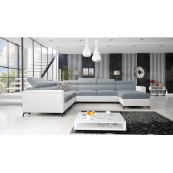 U-shaped corner sofa Arco VII with sleeping function – where elegance meets functionality