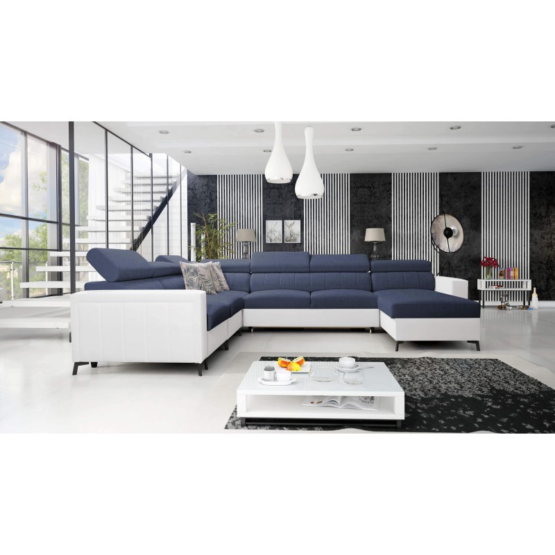 U-shaped corner sofa Arco VII with sleeping function – where elegance meets functionality