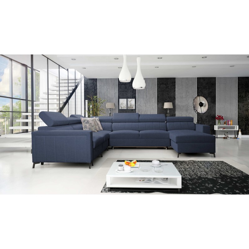 U-shaped corner sofa Arco VII with sleeping function – where elegance meets functionality