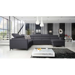 U-shaped corner sofa Arco VII with sleeping function – where elegance meets functionality