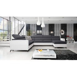 U-shaped corner sofa Arco VII with sleeping function – where elegance meets functionality