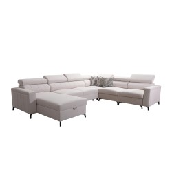 Sofá en forma de U Arco VII con función de cama: la elegancia se encuentra con la funcionalidad. Sofá en forma de U Arco VII con función de cama: la elegancia se encuentra con la funcionalidad.