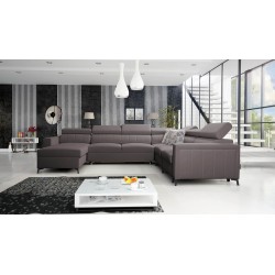 Sofá en forma de U Arco VII con función de cama: la elegancia se encuentra con la funcionalidad.