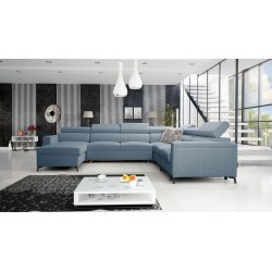 U-shaped corner sofa Arco VII with sleeping function – where elegance meets functionality