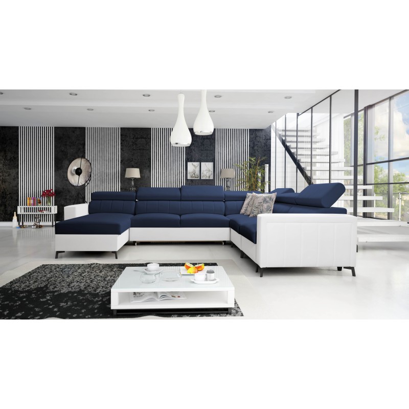 U-shaped corner sofa Arco VII with sleeping function – where elegance meets functionality