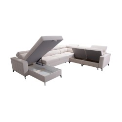 Sofá en forma de U Arco VII con función de cama: la elegancia se encuentra con la funcionalidad. Sofá en forma de U Arco VII con función de cama: la elegancia se encuentra con la funcionalidad.