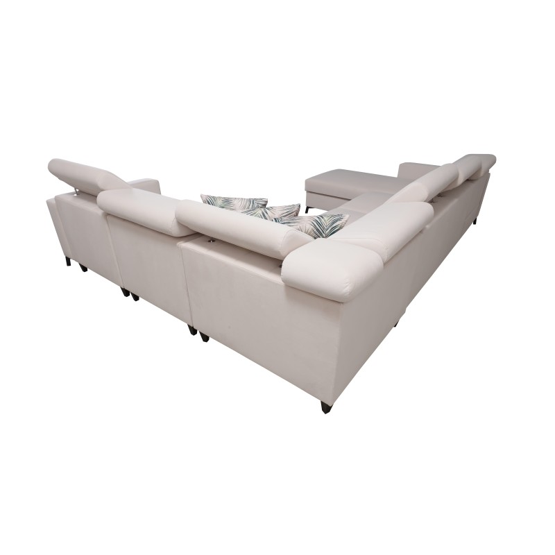 Sofá en forma de U Arco VII con función de cama: la elegancia se encuentra con la funcionalidad. Sofá en forma de U Arco VII con función de cama: la elegancia se encuentra con la funcionalidad.