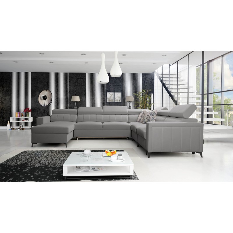 Sofá en forma de U Arco VII con función de cama: la elegancia se encuentra con la funcionalidad.