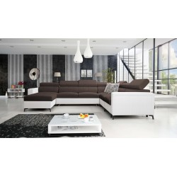 U-shaped corner sofa Arco VII with sleeping function – where elegance meets functionality