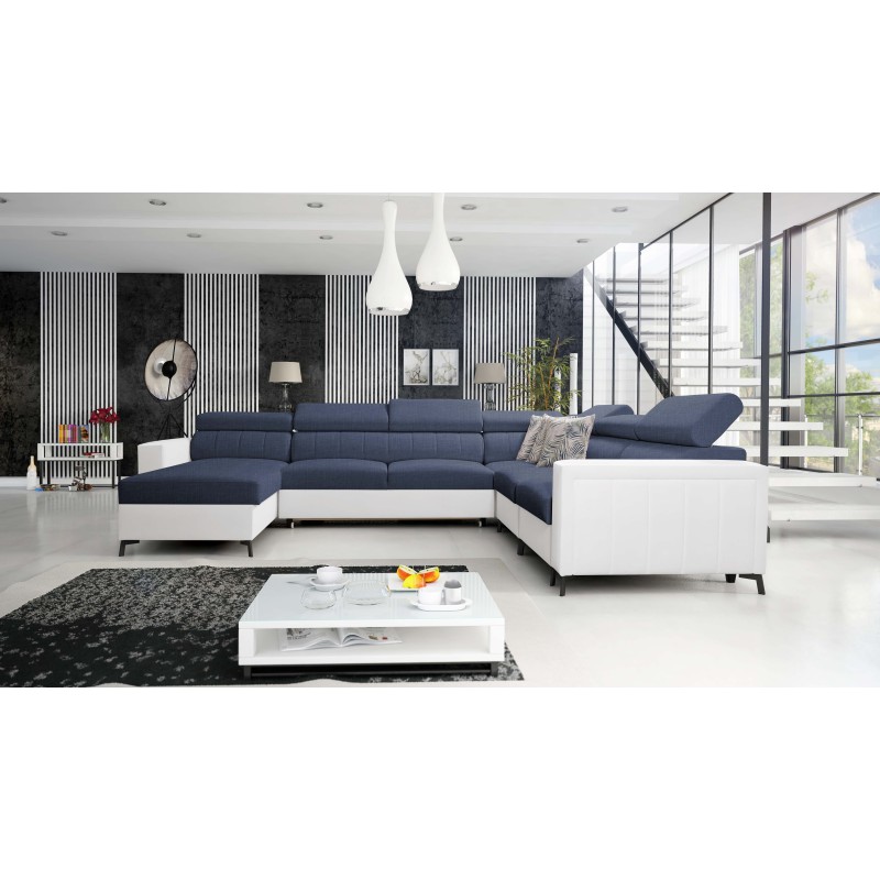 U-shaped corner sofa Arco VII with sleeping function – where elegance meets functionality