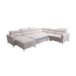 Sofá en forma de U Arco VII con función de cama: la elegancia se encuentra con la funcionalidad.