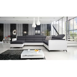 Sofá en forma de U Arco VII con función de cama: la elegancia se encuentra con la funcionalidad.