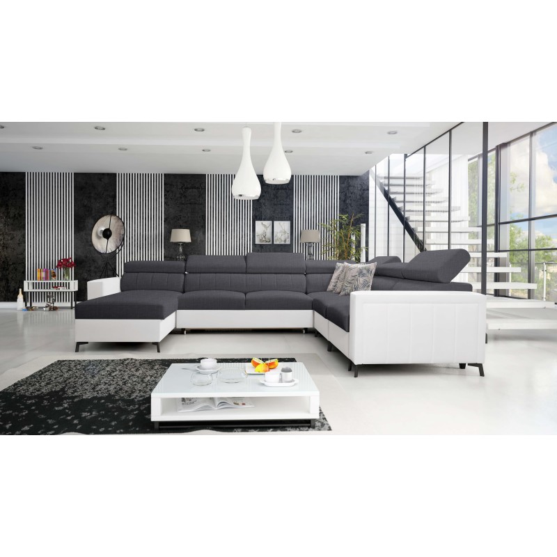 Sofá en forma de U Arco VII con función de cama: la elegancia se encuentra con la funcionalidad.