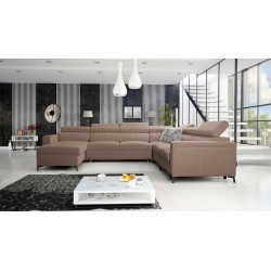 U-shaped corner sofa Arco VII with sleeping function – where elegance meets functionality