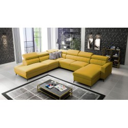 Arco IX - Luxus-Ecksofa mit Schlaffunktion | Bequemes und Praktisches Möbelstück