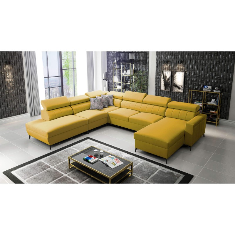Arco IX - Luxury Corner Sofa with Sleeping Function | Comfortable and Practical Furniture