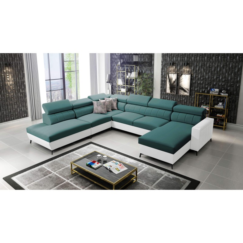Arco IX - Luxus-Ecksofa mit Schlaffunktion | Bequemes und Praktisches Möbelstück