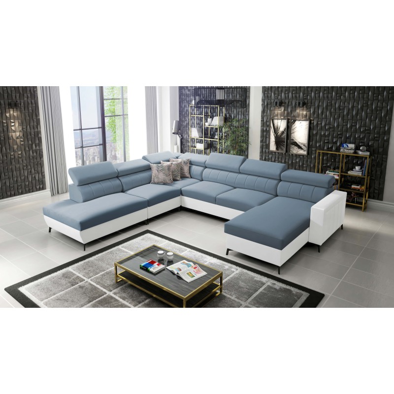 Arco IX - Luxus-Ecksofa mit Schlaffunktion | Bequemes und Praktisches Möbelstück