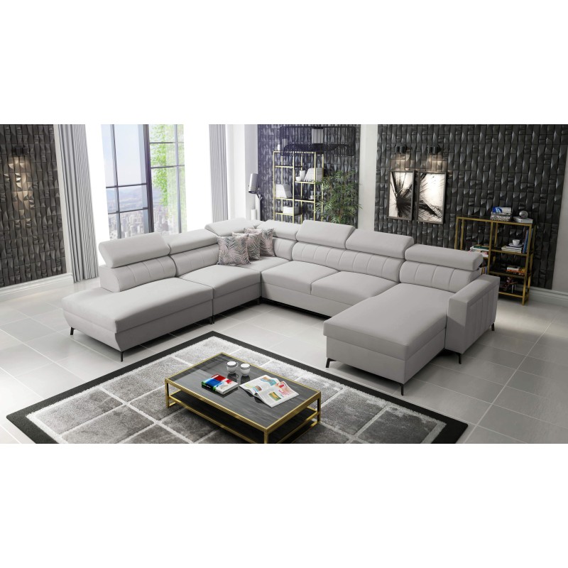 Arco IX - Sofá Esquinero de Lujo con Función de Cama | Mueble Cómodo y Práctico