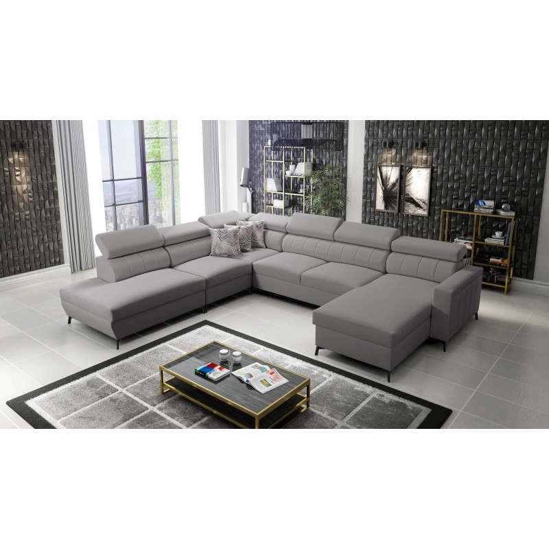 Arco IX - Luxus-Ecksofa mit Schlaffunktion | Bequemes und Praktisches Möbelstück