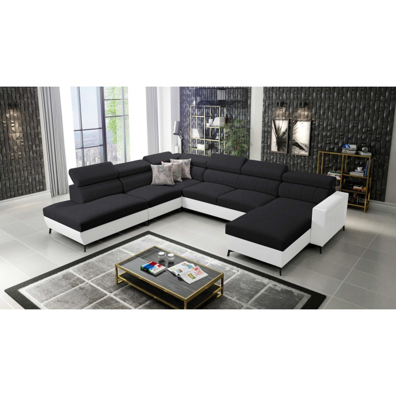 Arco IX - Luxus-Ecksofa mit Schlaffunktion | Bequemes und Praktisches Möbelstück
