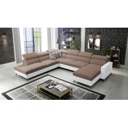 Arco IX - Luxus-Ecksofa mit Schlaffunktion | Bequemes und Praktisches Möbelstück
