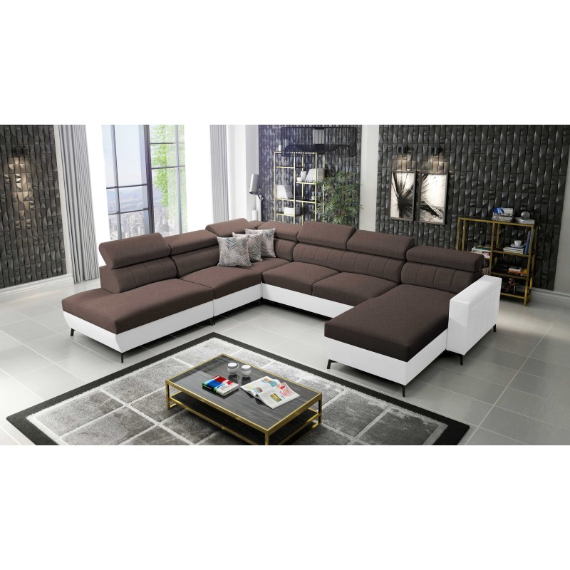 Arco IX - Luxus-Ecksofa mit Schlaffunktion | Bequemes und Praktisches Möbelstück