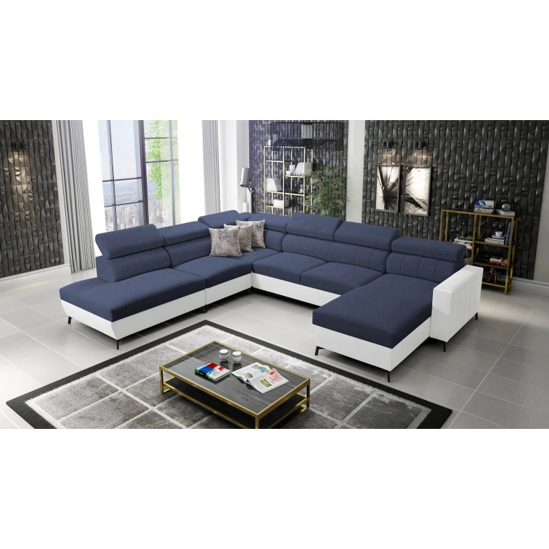 Arco IX - Sofá Esquinero de Lujo con Función de Cama | Mueble Cómodo y Práctico
