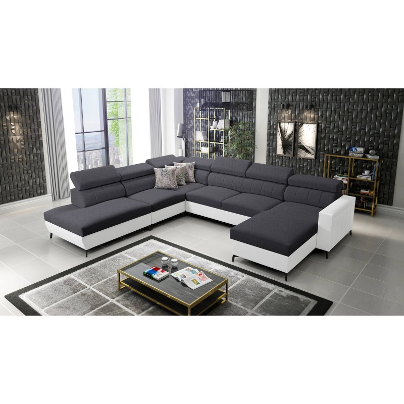 Arco IX - Sofá Esquinero de Lujo con Función de Cama | Mueble Cómodo y Práctico