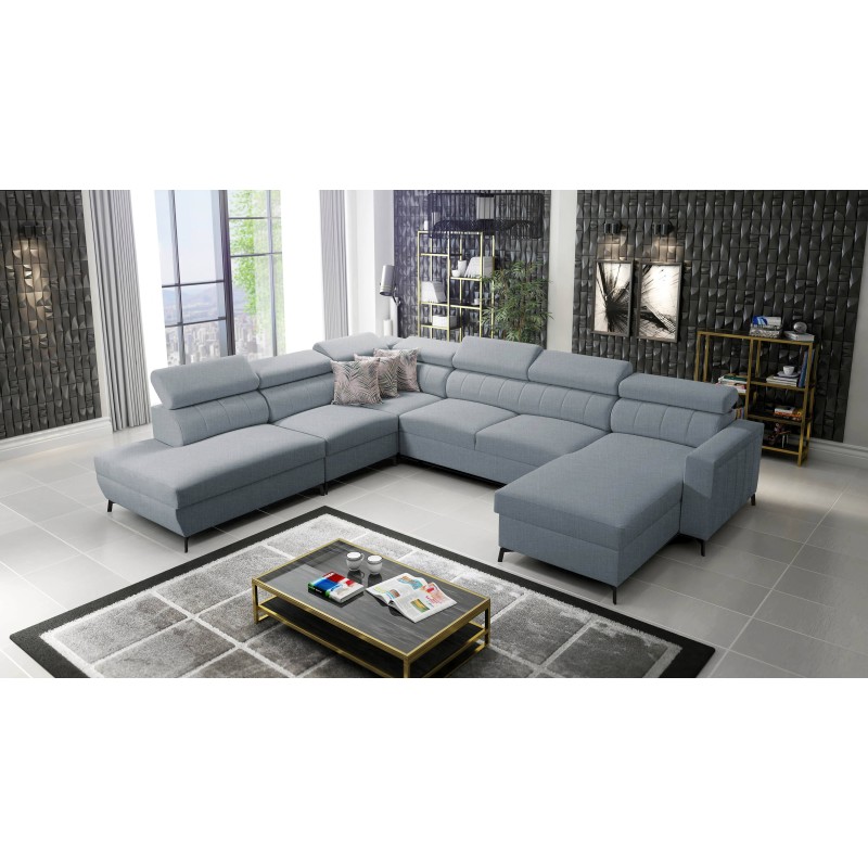 Arco IX - Sofá Esquinero de Lujo con Función de Cama | Mueble Cómodo y Práctico