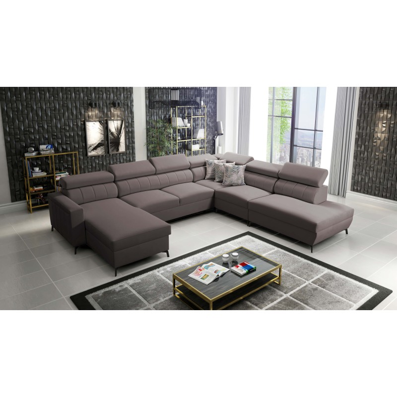 Arco IX - Sofá Esquinero de Lujo con Función de Cama | Mueble Cómodo y Práctico