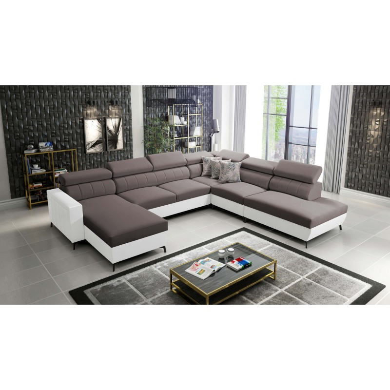 Arco IX - Luxus-Ecksofa mit Schlaffunktion | Bequemes und Praktisches Möbelstück