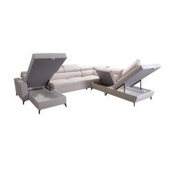 Arco IX - Sofá Esquinero de Lujo con Función de Cama | Mueble Cómodo y Práctico Arco IX - Sofá Esquinero de Lujo con Función de Cama | Mueble Cómodo y Práctico