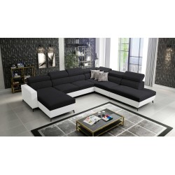 Arco IX - Sofá Esquinero de Lujo con Función de Cama | Mueble Cómodo y Práctico