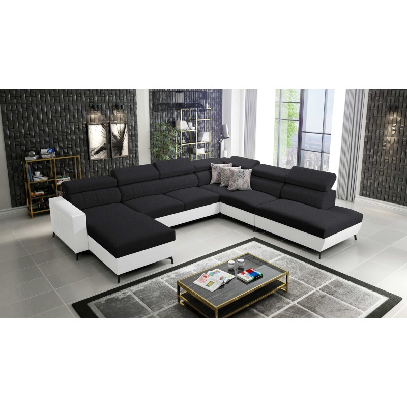 Arco IX - Luxus-Ecksofa mit Schlaffunktion | Bequemes und Praktisches Möbelstück