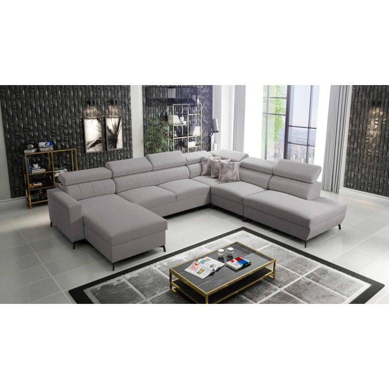 Arco IX - Luxus-Ecksofa mit Schlaffunktion | Bequemes und Praktisches Möbelstück