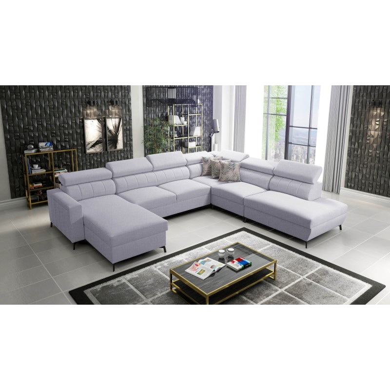 Arco IX - Sofá Esquinero de Lujo con Función de Cama | Mueble Cómodo y Práctico