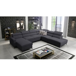 Arco IX - Sofá Esquinero de Lujo con Función de Cama | Mueble Cómodo y Práctico