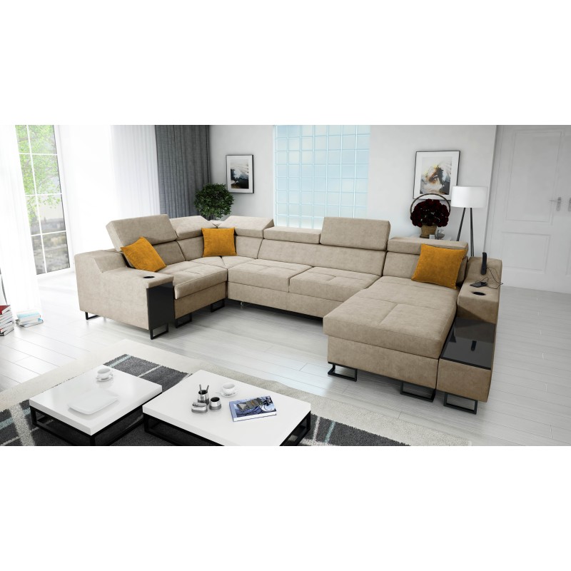 Ecksofa U Avanti IV Mini mit Schlaffunktion Samt, Whisper 3 | Möbel für Ihr Zuhause Ecksofa U Avanti IV Mini mit Schlaffunktion Samt, Whisper 3 | Möbel für Ihr Zuhause