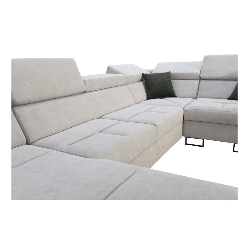 Ecksofa U Avanti IV Mini mit Schlaffunktion Velours, Whisper 5 | Möbel für Ihr Zuhause Ecksofa U Avanti IV Mini mit Schlaffunktion Velours, Whisper 5 | Möbel für Ihr Zuhause