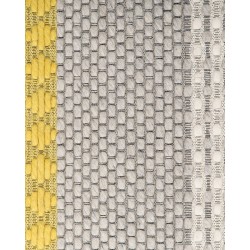 Dywan wełniany 140 x 200 cm żółto-szary AKKAYA Dywan wełniany 140 x 200 cm żółto-szary AKKAYA